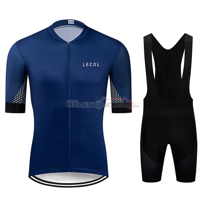 Abbigliamento Ciclismo Le Col Manica Corta 2020 Blu